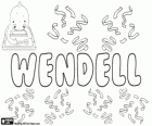 Wendell, nom d'origen alemany. Wendell, derivat de Wendel, variant de Wendelin