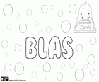 Blas, nom d'origen llatí. Prové de Blasius. L'onomàstica se celebra el 3 de febrer, Sant Blai