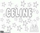 Celine, nom d'origen llatí. Variant de Celeste