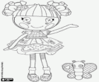 Blossom Flowerpot, la nina Lalaloopsy amb una papallona, la seva mascota