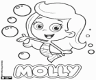 Molly la Sireneta, la líder del grup Bubble Guppies