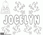 Jocelyn, nom d'origen germànic. El seu significat és membre de la tribu germànica dels gots