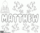 Matthew, nom d'origen hebreu. Matityahu, nom d'un dels Dotze Apòstols, Mateu