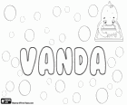 Vanda, variant del nom d'origen eslau, Wanda