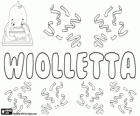Wiolletta, variant del nom de la flor, la violeta