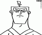 La cara d'un samurai, el samurai Jack
