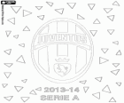 Juventus, Juve, campió de la lliga de futbol italiana. Lega Calcio Sèrie A 2013-2014