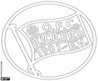 Insígnia d'Offenbach Kickers, futbol alemany de la ciutat d'Offenbach am Main, Hessen