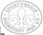 Logo del SV Darmstadt 98, un club esportiu alemany de Darmstadt