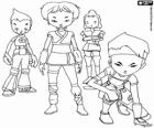 Els quatre guerrers de Lyoko, els protagonistes de Codi Lyoko