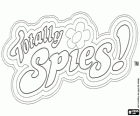 El logotip original de Totally Spies, Espies de veritat