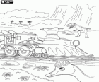 El tren dels dinosaures, Dinotren, el meravellós tren que viatja al món de dinosaures