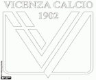 Distintiu de Vicenza Calcio. Equip de futbol de la ciutat de Vicenza, Veneto
