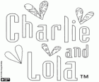 El logotip original de Charlie i Lola en anglès, Charlie and Lola
