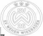 Logotip del SV Wehen Wiesbaden. Club de futbol de Taunusstein, ciutat de Hessen