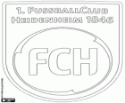 Logo de 1. FC Heidenheim. Club de futbol de Heidenheim un der Brenz, ciutat de Baden-Württemberg