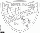 Escut de FC Ingolstadt 04. Club de futbol de Ingolstad, ciutat de Baviera