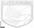 Insígnia del US Palermo. Club de futbol de la ciutat de Palerm, capital de Sicília