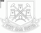 Logotip del West Ham United FC. Club de futbol d'Upton Park, també conegut com The Irons i The Hammers
