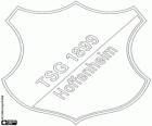 Emblema de TSG 1899 Hoffenheim. Club de futbol de Sinsheim, ciutat de Baden - Württemberg