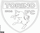 Emblema de Torino FC. Equip de futbol aamb seu a Torí, capital del Piemont