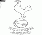 Insígnia de Tottenham Hotspur F.C.. Club de futbol de Tottenham amb el sobrenom de Spurs