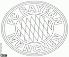 Emblema del FC Bayern de Munic. Club esportiu de Munic, la capital de Baviera