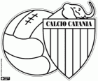 Logo del Catania Calcio. Club de futbol de la ciutat de Catània, a Sicília