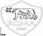 Logo de AS Roma. Club de futbol de la ciutat de Roma, Lazio