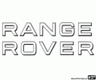 Logotip de Range Rover, cotxe tot terreny de luxe de Regne Unit