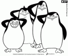 Els quatre pingüins de Madagascar, els protagonistes de la pel·lícula