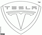 Logo de Tesla Motors, marca d'automòbils elèctrics d'EUA