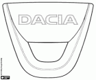 Logo de Dacia, marca d'automòbils de Romania
