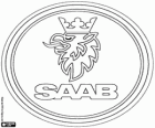 Logotip de Saab, marca sueca d'automòbils