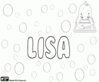 Lisa, nom amb orígens diferents. Diminutiu de diversos noms