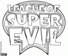 Logo original de League of Super Evil en anglès