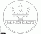 Logo de Maserati, marca italiana de cotxes de luxe