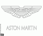 Logo d'Aston Martin, fabricant britànic de cotxes esportius de luxe