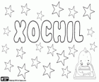 Xochil, variant del nom nàhuatl Xochilt. El seu significat és flor