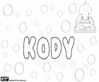 Kody, nom de nen i nena. Variant de Cody. Nom d'origen anglès