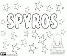Spyros, nom masculí d'origen grec. Variant de Spiros. Prové de Spiridon