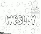 Weslly, nom d'origen desconegut. Sembla que una variant del Wesley
