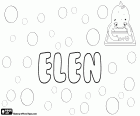 Elen, nom gal·lès per a noia. Variant d'Ellen i Helen