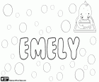 Emely, nom anglès per a noia. Variant de Emily
