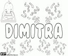 Dimitra, nom femení d'origen grec. Té el seu origen en la deessa Demetra o Demèter de la mitologia grega