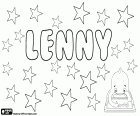 Lenny, nom d'origen anglès. Variant de Ghulam. Lenny, diminutiu de Leonard