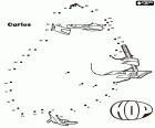 Descobrir i dibuixar punt a punt Carlos el pollet de pel·lícula Hop