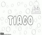 Tiago, abreviatura en portuguès pel nom Santiago. Tiago té variants com Thiago i Thyago
