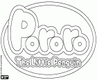 Logotip original en anglès de Pororo el Petit Pingüí