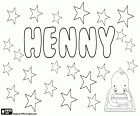 Henny, nom neerlandès, forma femenina de Hendrik. Henny, nom nordic de noia, variant de Henna. Henny, nom diminutiu utilitzat tant per a noia i per a noi